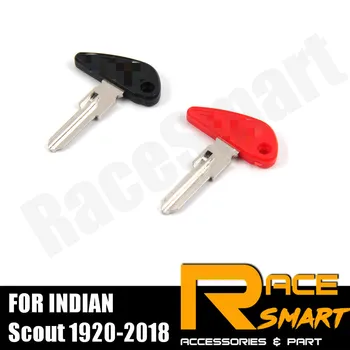 Для индийского скаута 1920-2018 Мотоцикл 32 мм Неразрезанный пустой ключ Лезвие Ключи Кольца Черный Красный Аксессуары для мотоциклов