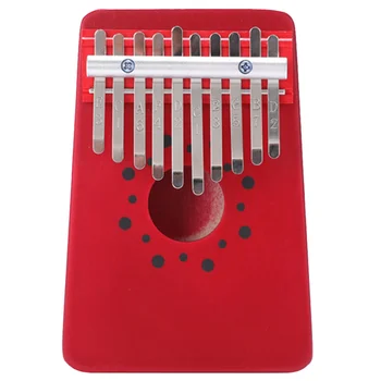  клавиши большой палец пианино портативный винтажный музыкальный инструмент калимба акация мангиум для начинающего пианино с красным пальцем