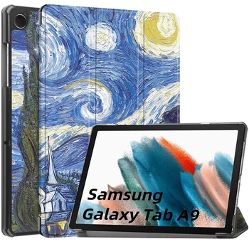 Чехол для Samsung Galaxy Tab A9 2023 Держатель для планшета 8,7-дюймовый чехол для планшета Folio Flip Stand для Galaxy Tab A9 + A9 Plus 11