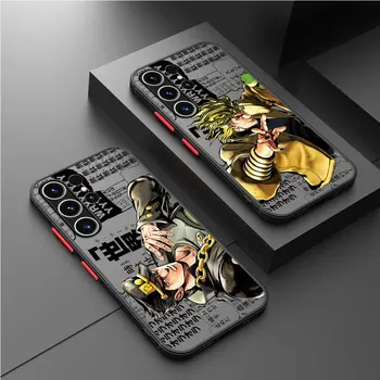 чехол для телефона для Samsung Galaxy S22 Plus S20 Ultra S10 Plus S23 Ultra S21 FE S9 S23 FE Аниме JoJos Причудливые приключения Мягкая обложка